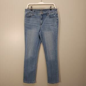 St John's Bay Jeans - Straight Leg Light Wash - Size 12